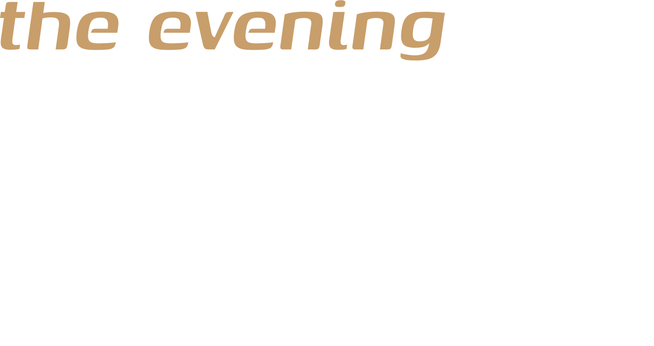 the evening twilight