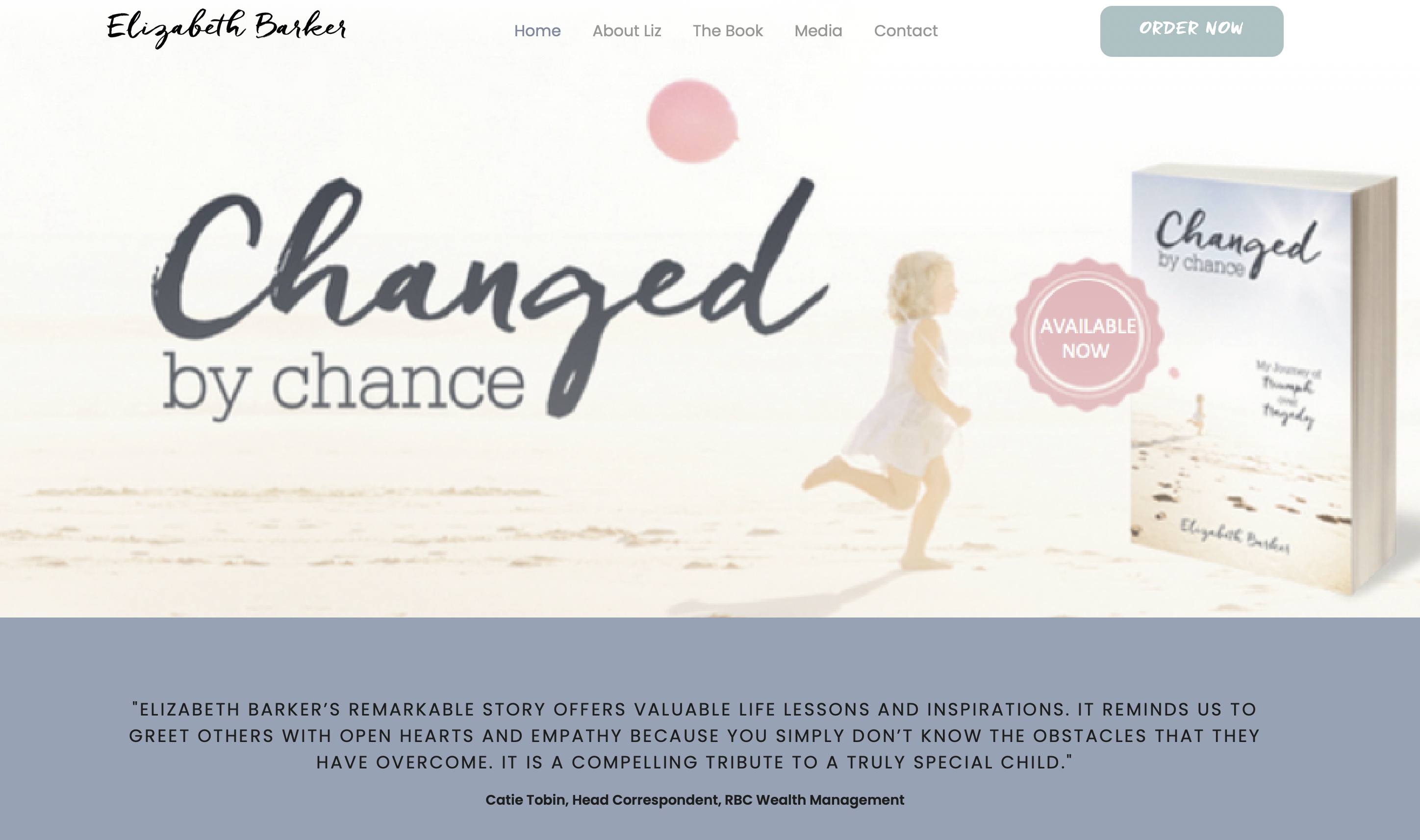Website for Changed By Chance