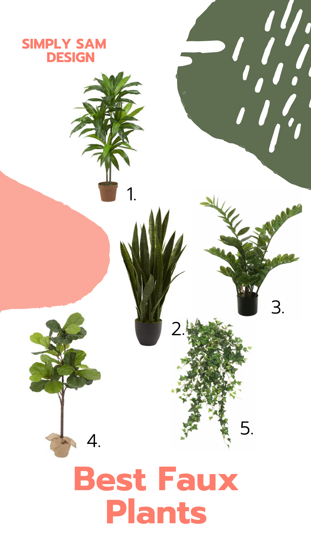 Best faux house plants Blog Item Simply Sam Organization + Design