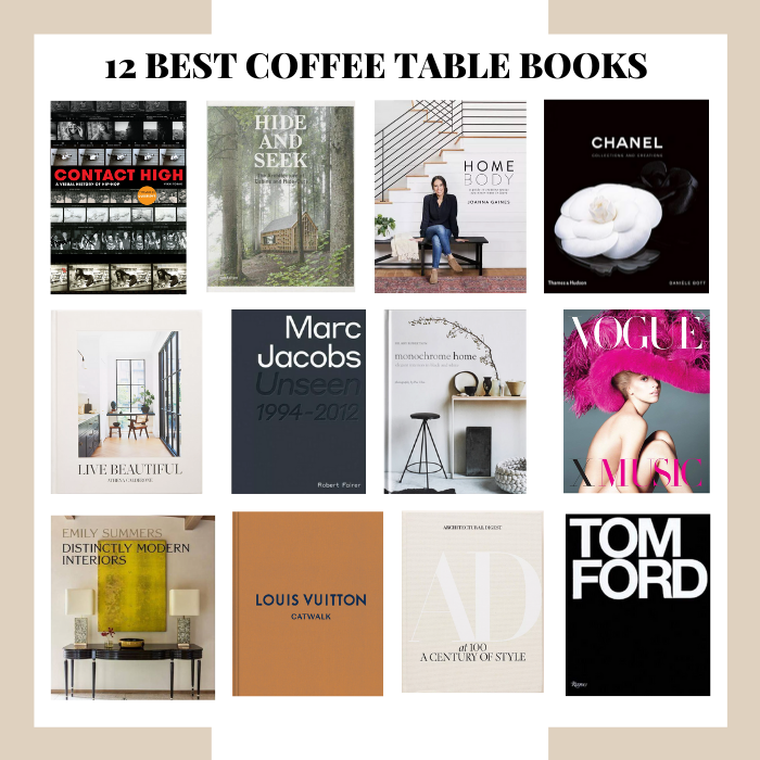 12 Best coffee table books - Blog Item - Simply Sam Organization + Design