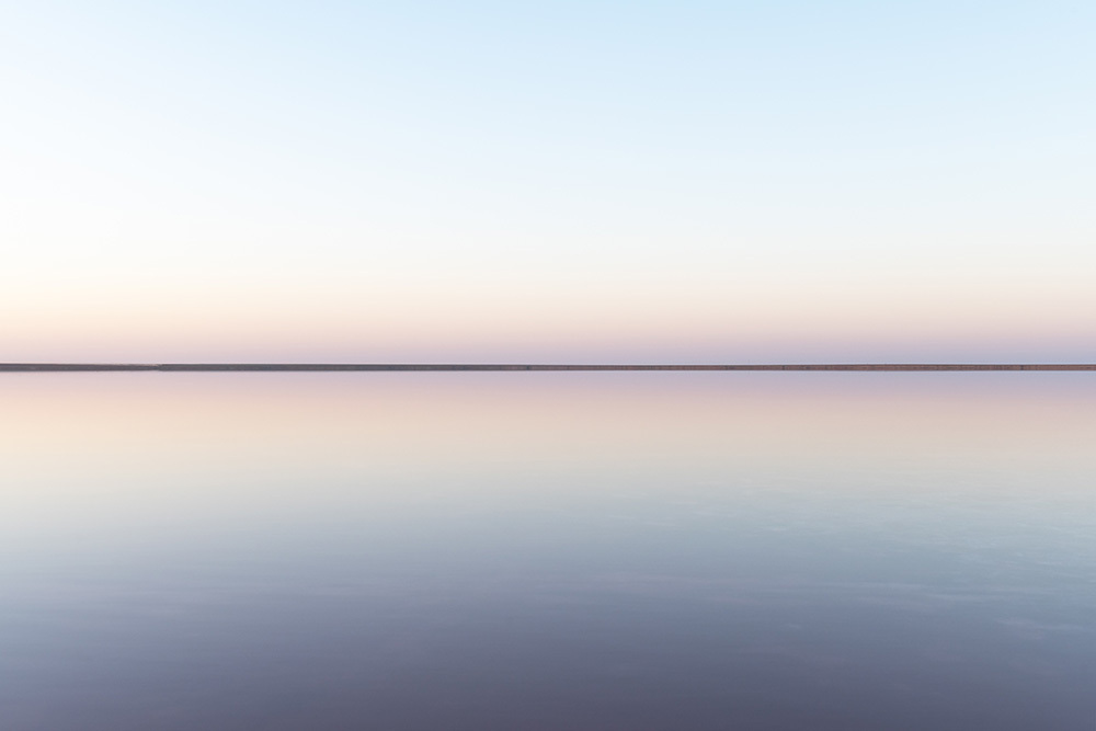 Horizont über Wasserfläche