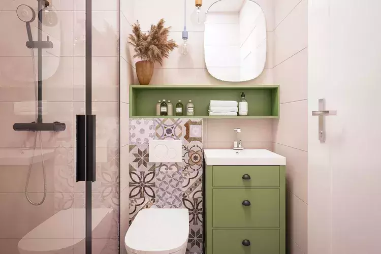 lund haus studio featured in martha stewart for small bathrooms that make a big impact