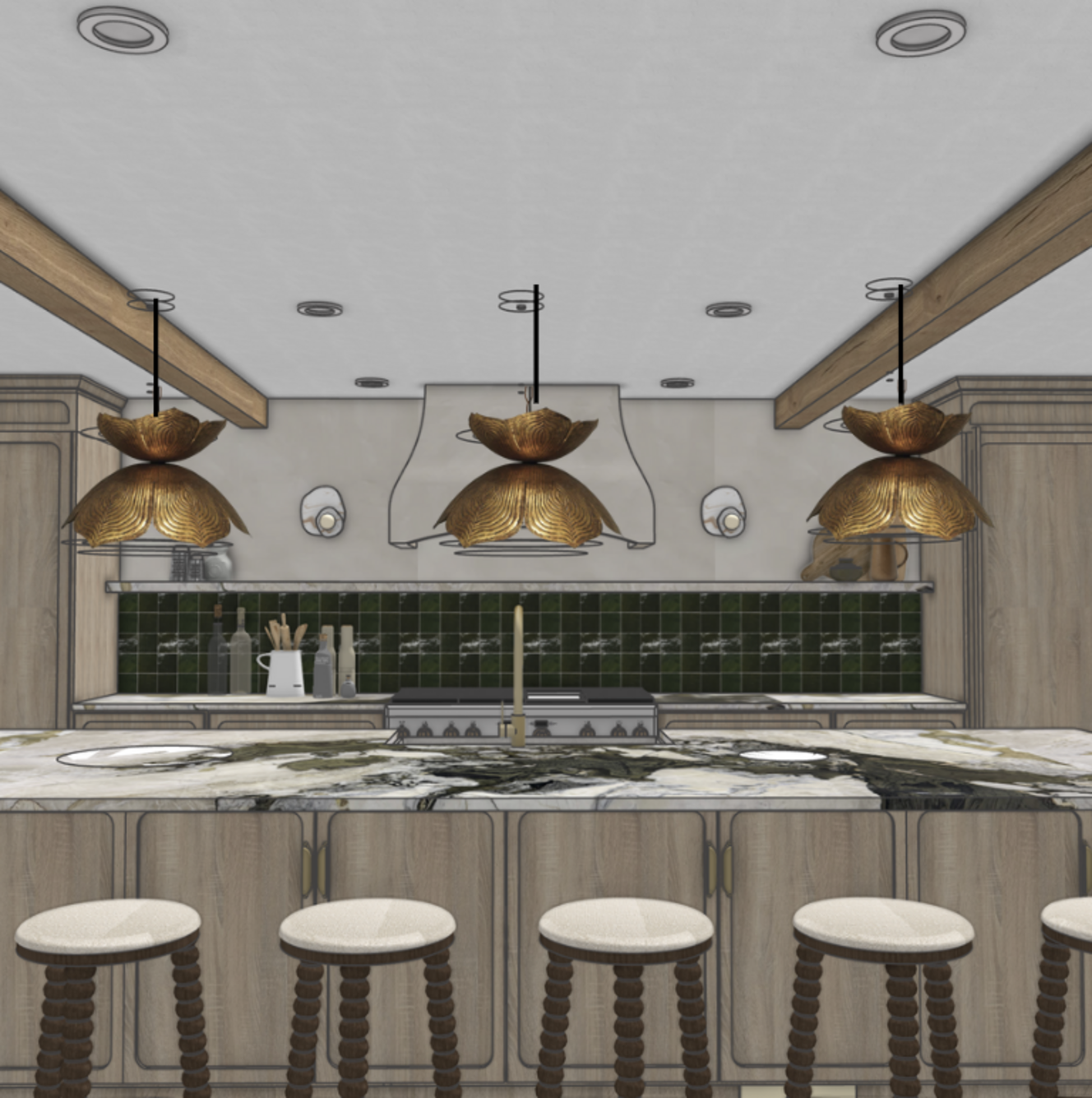 crimson and crome kitchen and dining room remodel in cottonwood heigths