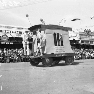 The Old Trolley From The Cuero Turkey Trot.