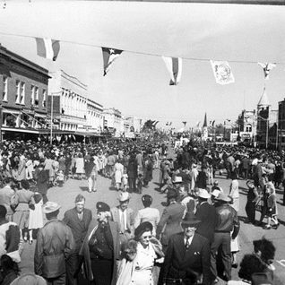 A Scene From The Cuero Turkey Trot Parade.