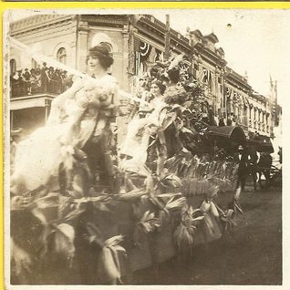 A Parade Float From One Of The First Turkey Trots. Quite Possibly 1912 And Turkey Queen Minnie Lee Mangham.