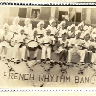 Parade Float From The 1934 Cuero Turkey Trot Featuring The John C. French Rhythm Band.