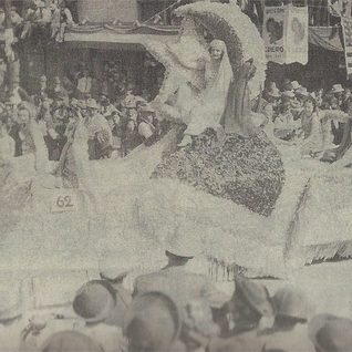 A Royal Float From The Cuero Turkey Trot, Perhaps 1934.