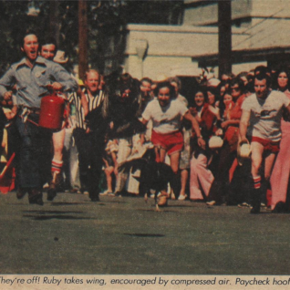 1976: The Ruby Race Team Tries The Compressed Air Strategy Down In Cuero.
