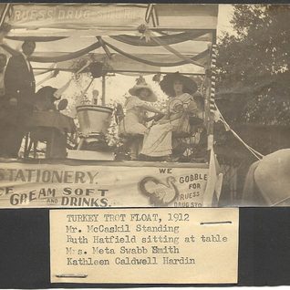 Parade Float From The 1912 Cuero Turkey Trot.