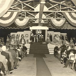 The Royal Coronation Of The 1947 Cuero Turkey Trot Held At Brayton Flying Field.