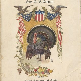 Program Cover For 1913 Turkey Trot Banquet Honoring Governor Colquitt.