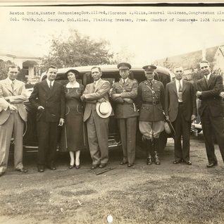 Dignitaries And Elected Officials Of The 1934 Cuero Turkey Trot.