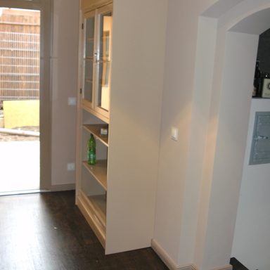 Aufsatzschrank, ca.1890, aufgearbeitet, umgebaut