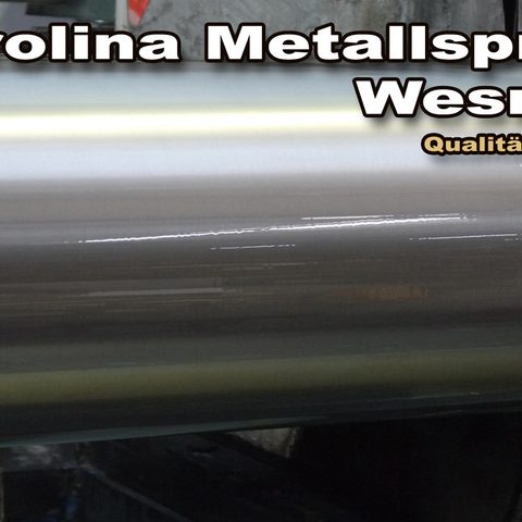 Berolina Metallspritztechnik - Walze aufgespritzt und nachbearbeitet durch Rundschleifen