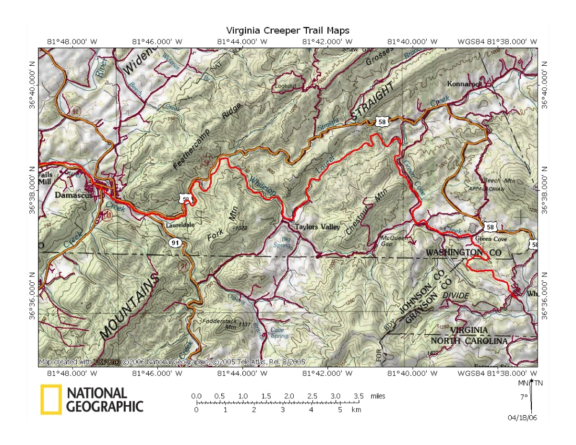 Trail Maps & Information - Virginia Creeper Trails