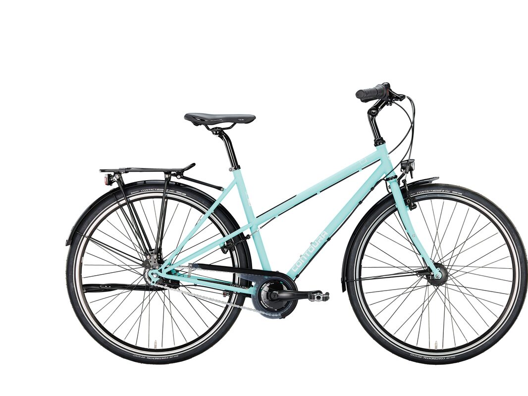 Contoura Fe-3 (Standard) - das Rad für jeden Tag. Schon die Rahmenformen Diamant, Anglasie und Curve sind ganz klassisch. Das Material Stahl erst recht. Und die Ausrichtung ebenfalls voll bewährt auf den alltäglichen Einsatz ausgerichtet: mit nur leicht geneigter Sitzposition und ausgewogenen Fahreigenschaften. Obendrein mit einer Ausstattung inklusive Nabenschaltung, die kaum Pflege braucht. Auch für große Menschen bis Rahmenhöhe 70 (Diamant) und 66 (Anglaise) cm! Preis ab 1.199,-€. Konfigurierbar unter: 
<a href="https://hartje-konfigurator.de/de/contoura/fe-3">hartje-konfigurator.de</a>