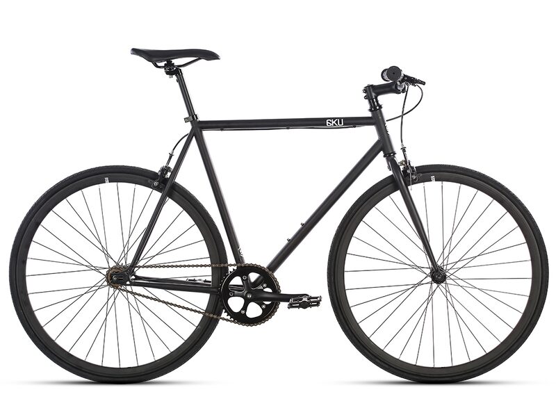 Die 6KU Bikes – Nebula 1 Singlespeed /Fixed Gear Fahrradserie ist erschwinglich, zuverlässig, komfortabel, sieht gut aus und bietet ein extrem gutes Preis-Leistungs-Verhältnis. Preis: 459€. Weitere Infos unter: 
<a href="https://www.bricklanebikes.co.uk/6ku-complete-bike-nebula">www.bricklanebikes.co.uk</a>