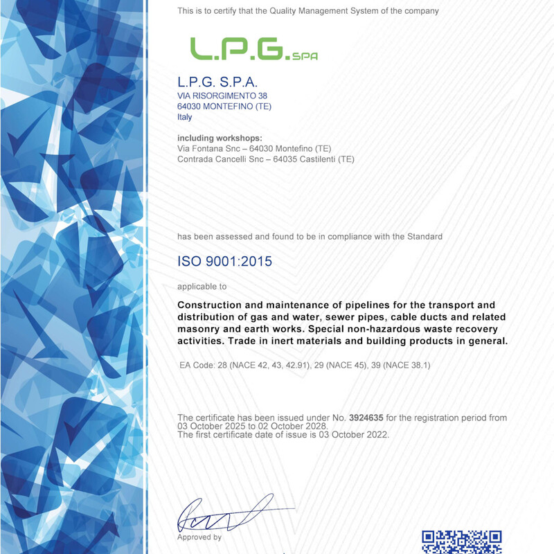 Certificazione ISO 9001-2015 settore EA 28 English