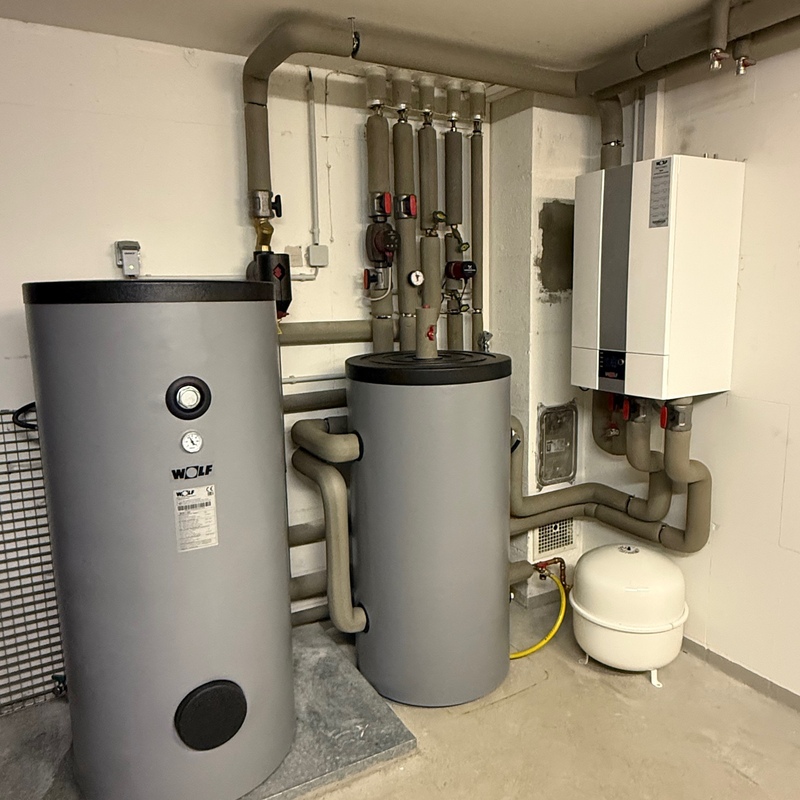 Installation einer Wärmepumpe