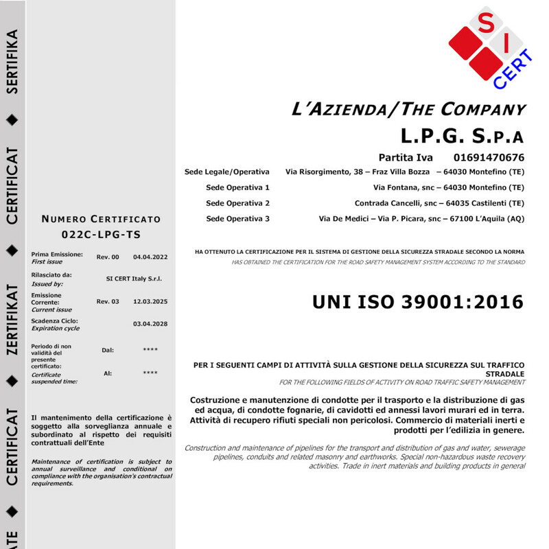 UNI ISO 39001:2019