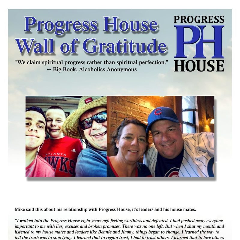 Progress House Wall of Gratitude screenshot