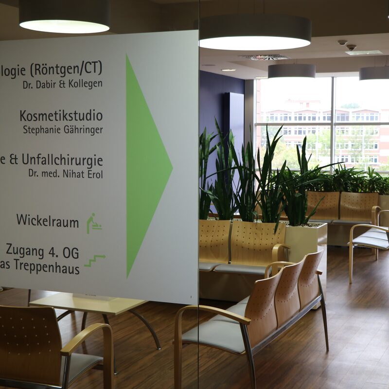 Der Weg zu Kosmetikstudio