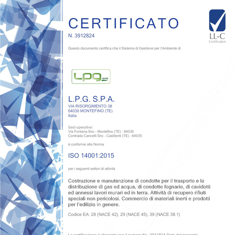 Certificazione ISO 14001-2015