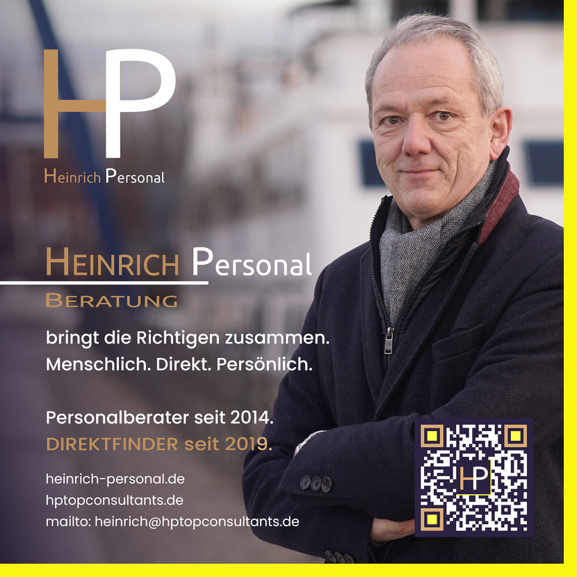 HEINRICH PersonalBERATUNG in der Metropolregion Hamburg  für die DACH-Region