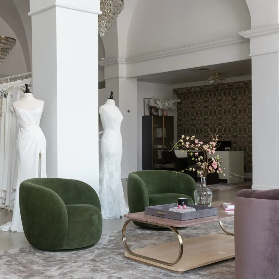 luxury birdal studio design in salt lake city utah