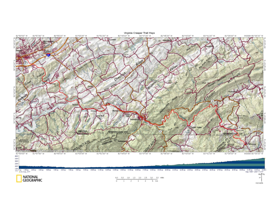 Trail Maps & Information Virginia Creeper Trails