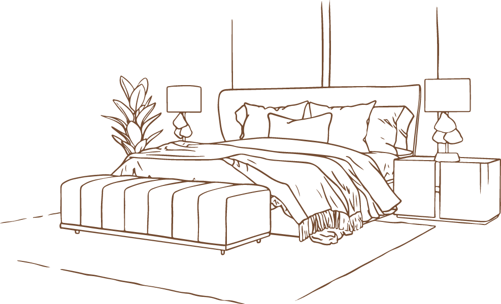 luxury interior design service icon